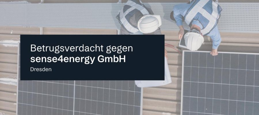 Lindenfels legal vertritt geschädigte Käufer gegen das Dresdener Solarunternehmen sense4energy GmbH
